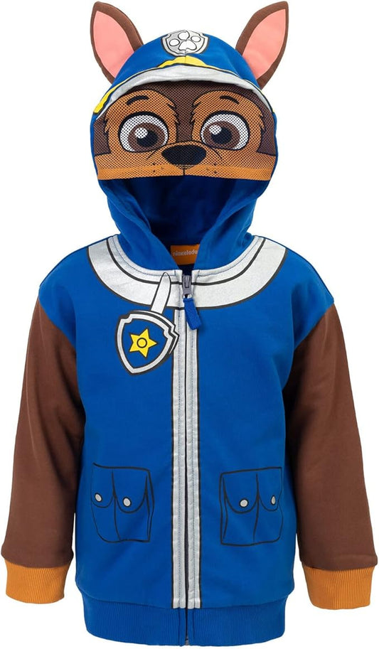 Paw Patrol Sudadera con capucha de forro polar con cremallera