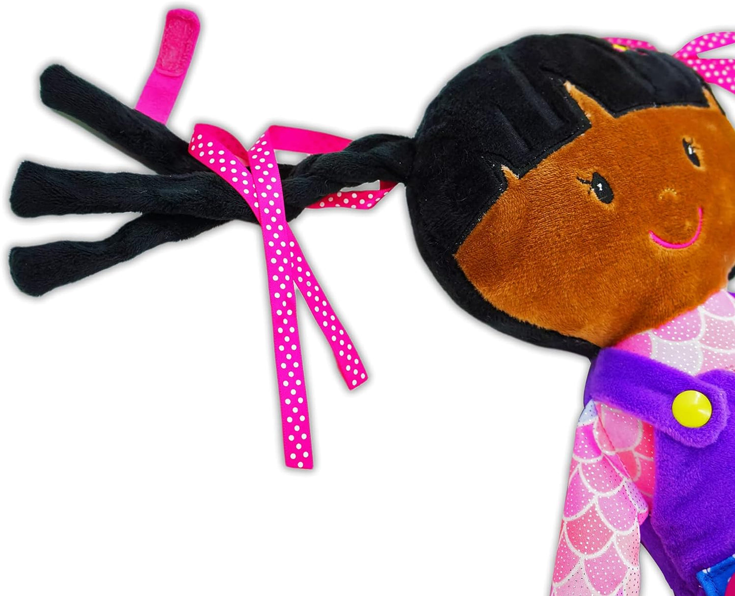 muñeca de peluche educativa