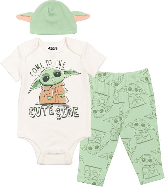 STAR WARS Conjunto de 3 piezas para bebé