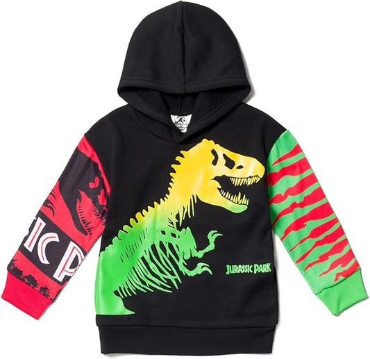 Jurassic World Dinosaur T-Rex - Sudadera con capucha de forro polar