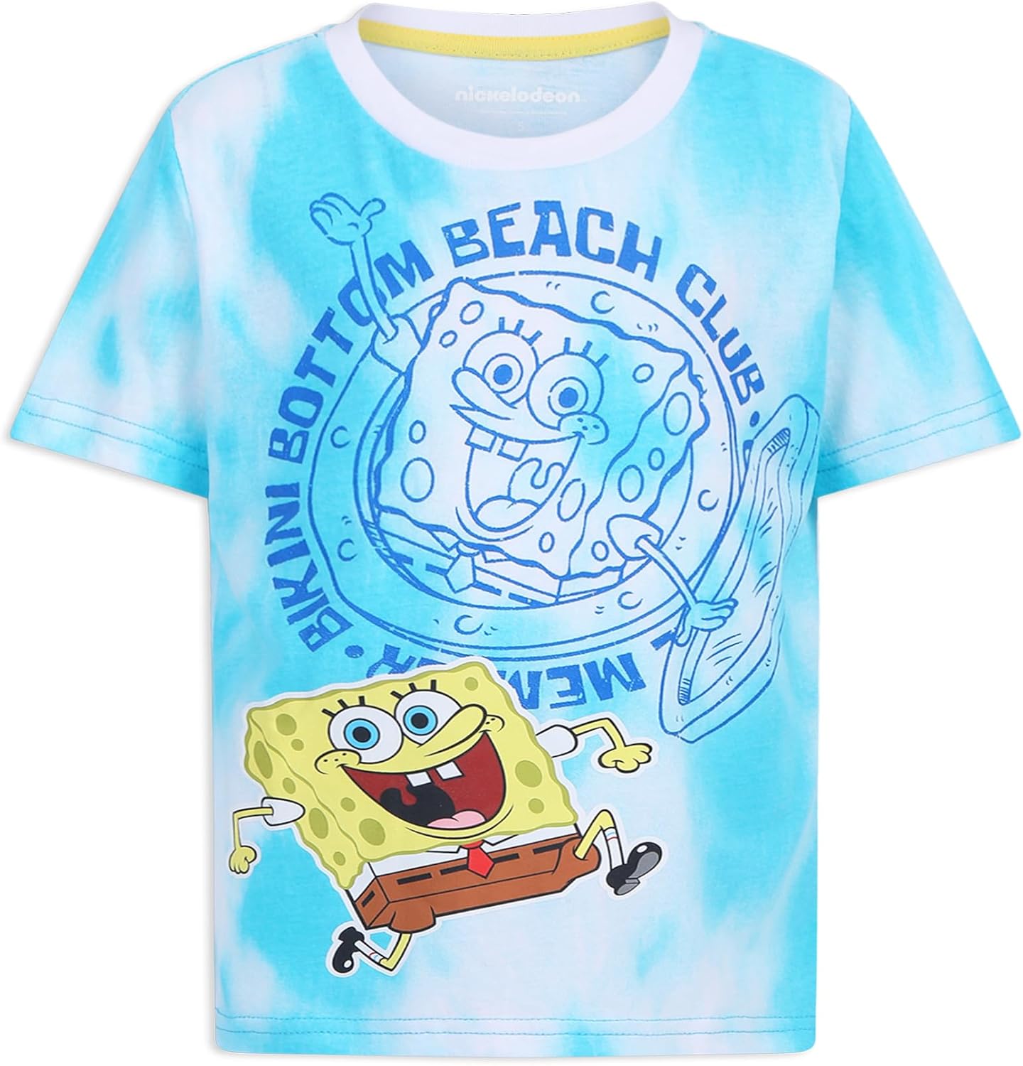  Bob Esponja Conjunto de camiseta de manga corta