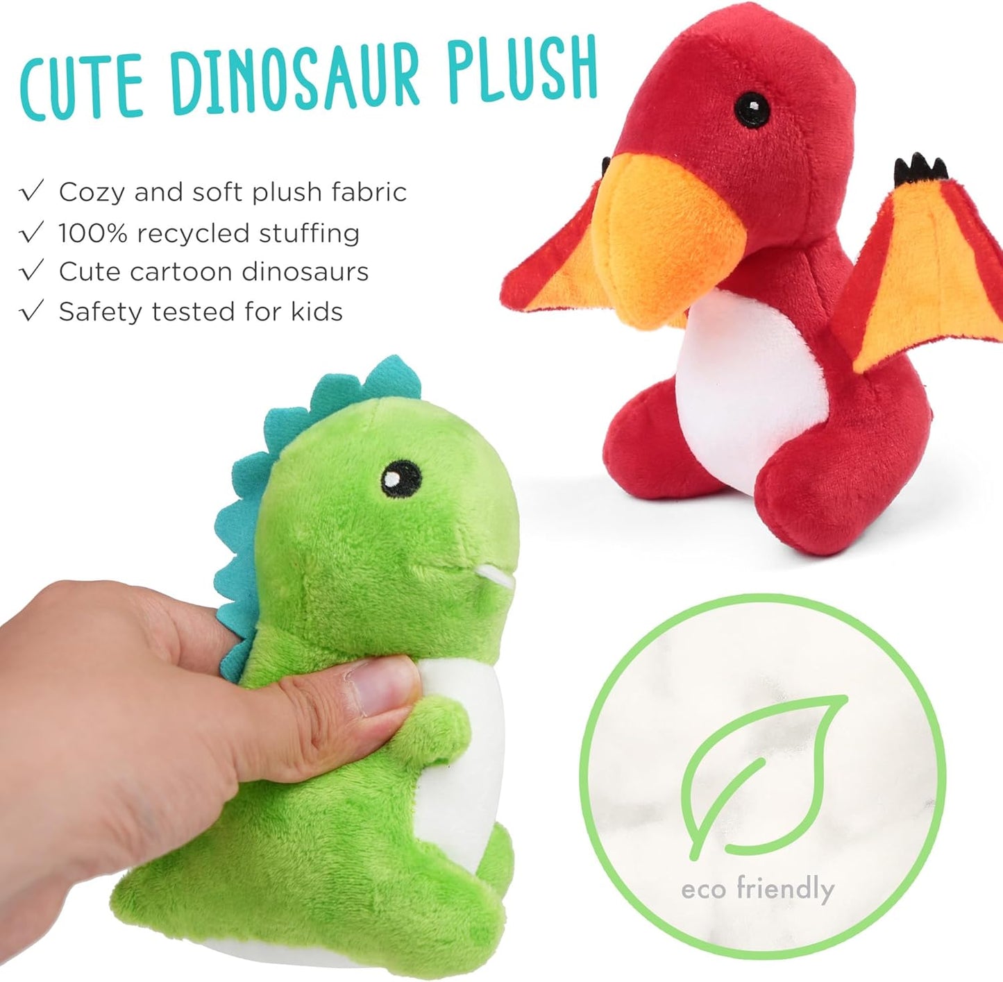  Animales de peluche de dinosaurio