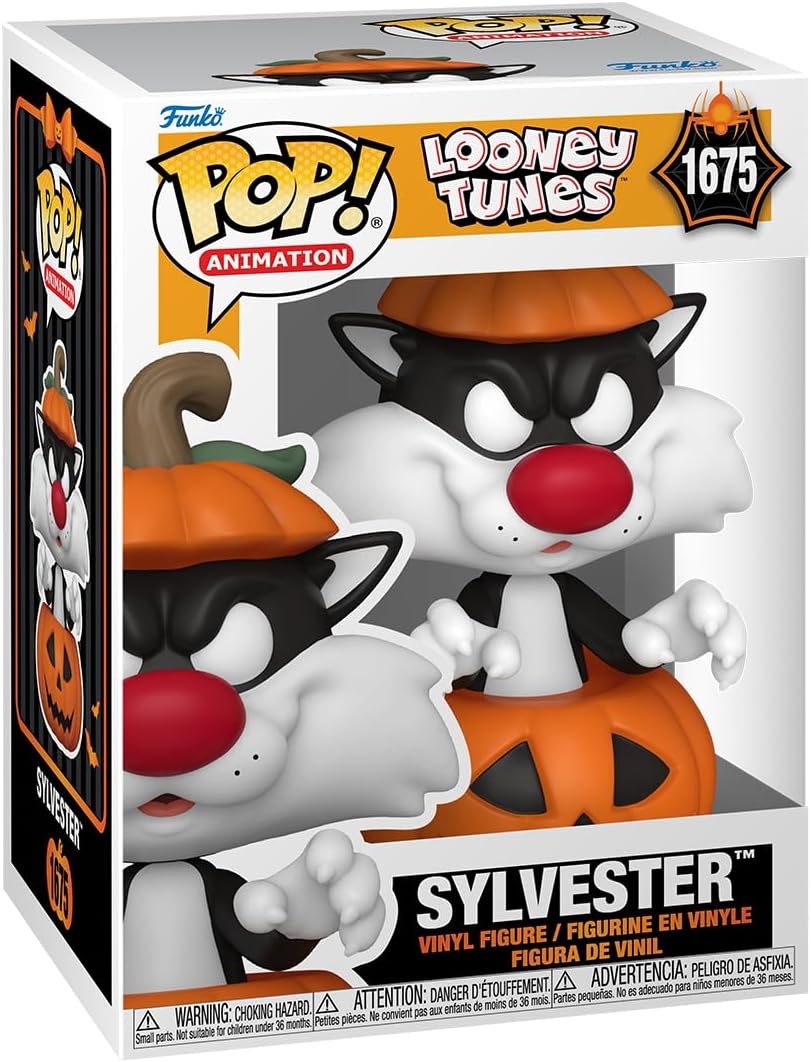 Funko Pop! Animation: Sylvester Cat with Pumpkin - Looney Tunes