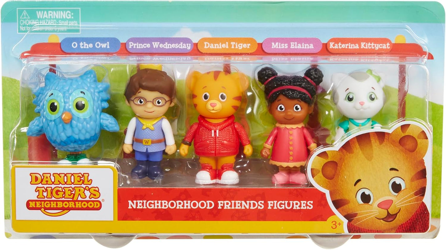 Daniel Tiger's Neighborhood Juego de figuras de amigos (paquete de 5)