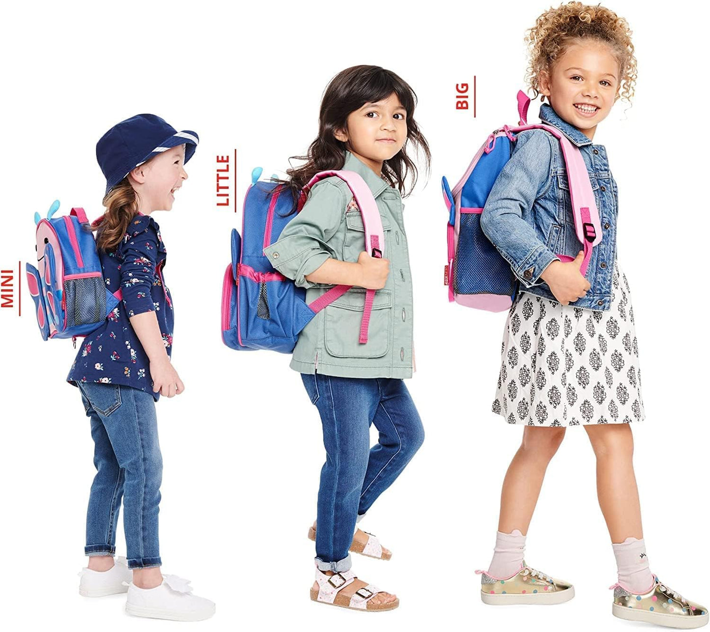 Skip Hop - Mochila para preescolar, colección Zoo Mariposa 12" Pulgadas 