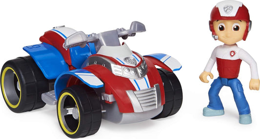 Paw Patrol, Ryder's Rescue ATV Vehículo con figura coleccionable