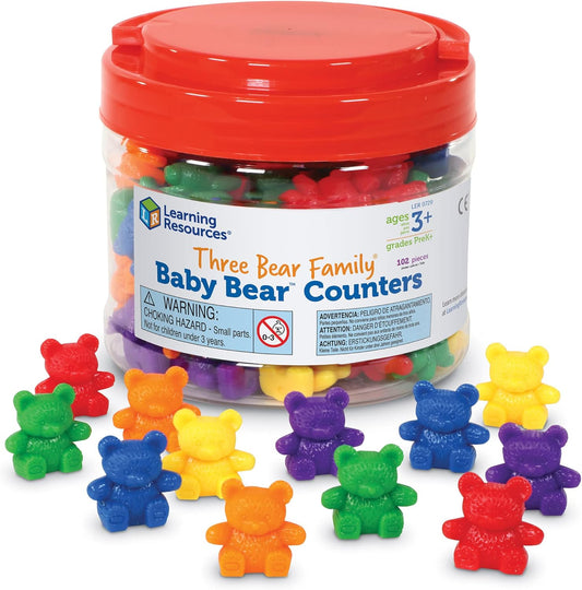 Learning Resources fichas con forma de Bebé Oso (102 unidades)