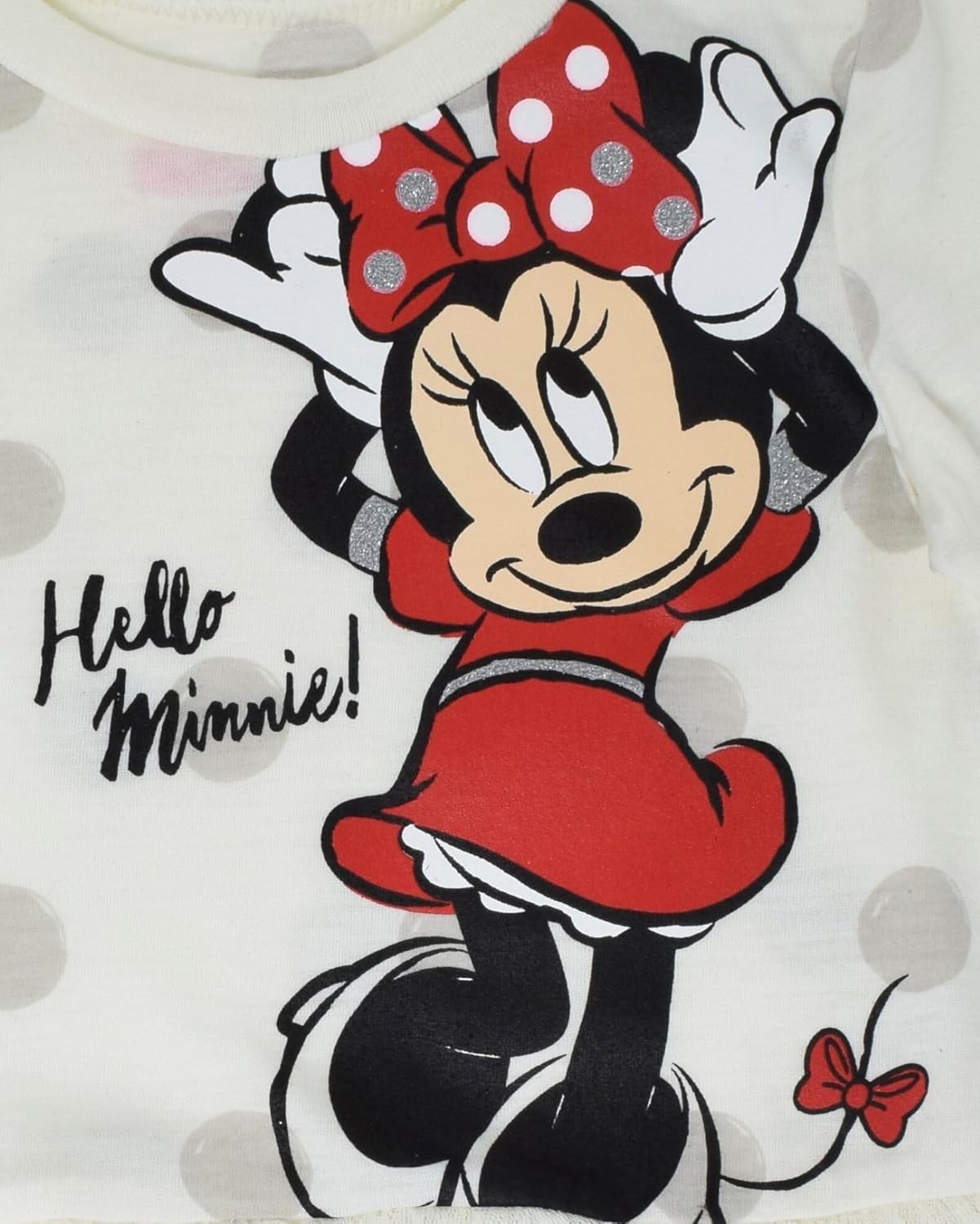 Disney Minnie Mouse Peplum - Conjunto de camiseta y leggings