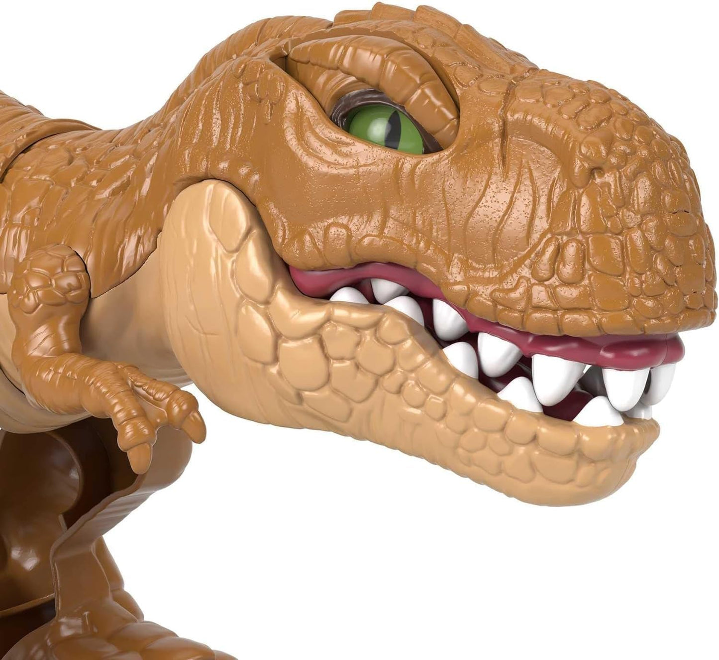 Fisher-Price Imaginext Jurassic World - Figura de dinosaurio Thrashin' Action T. rex con acción de morder