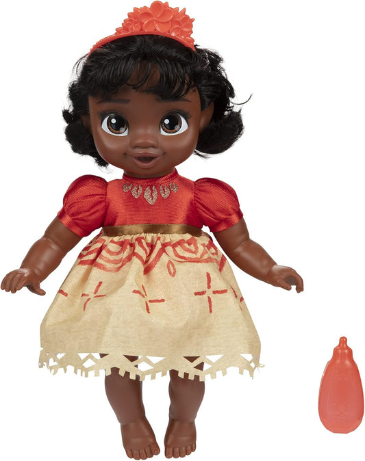 Disney - Muñeca de la princesa Baby Moana Baby de lujo con tiara