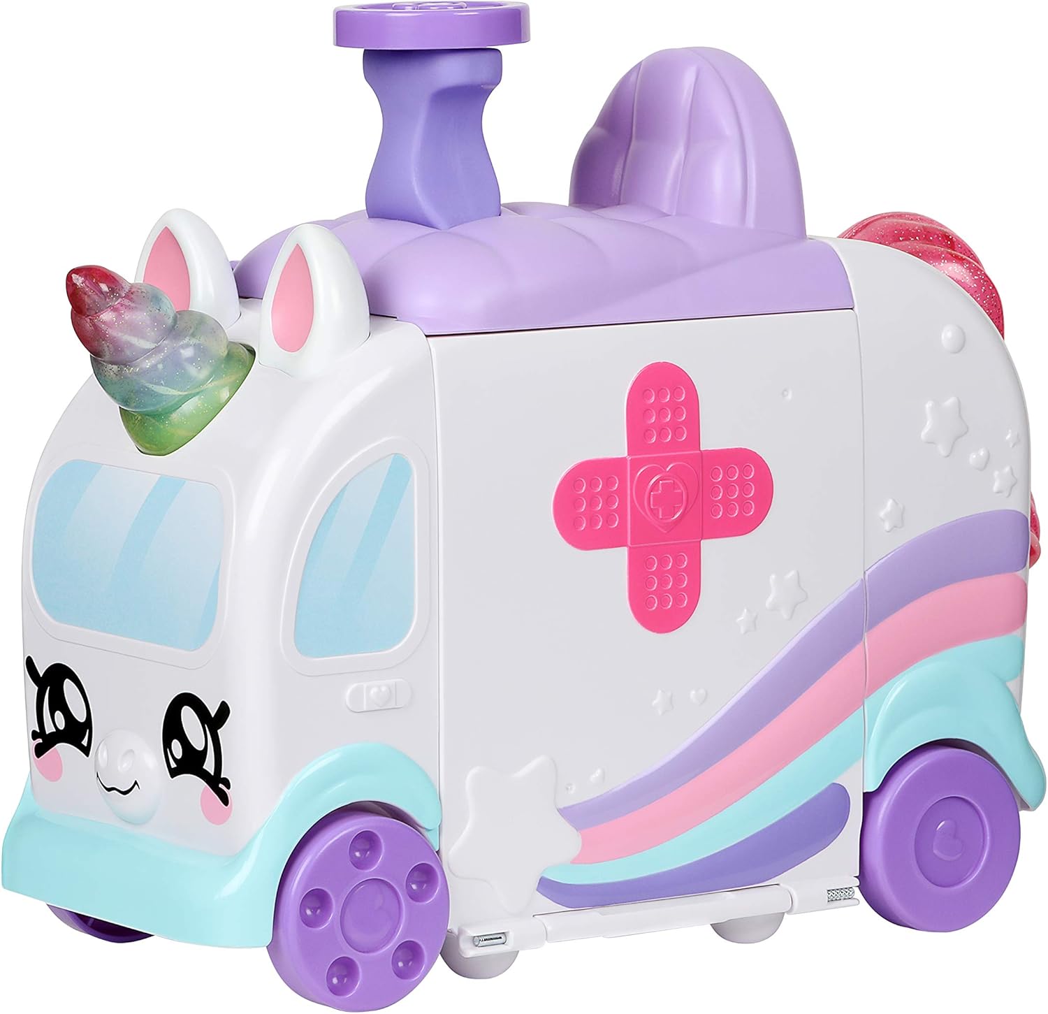 Kindi Kids Hospital Corner - Ambulancia Unicornio - Alfombra de juego incluida