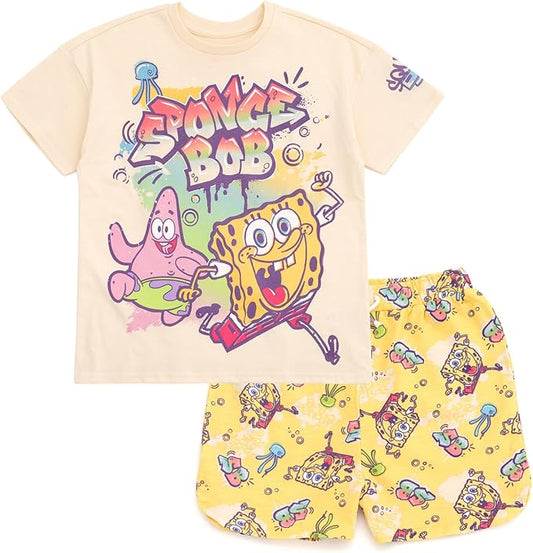 SpongeBob SquarePants Conjunto de camiseta y pantalones cortos