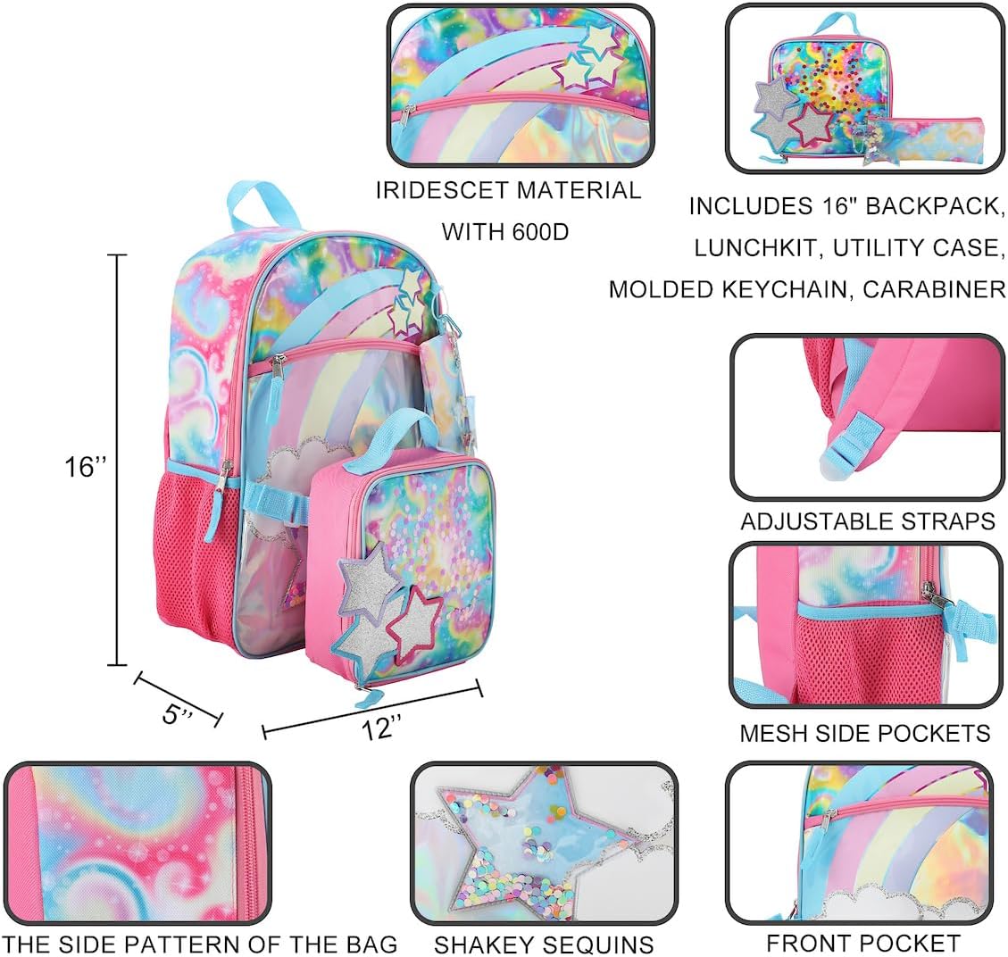 Juego combinado de mochila+lonchera+cartuchera / 16 pulgadas alto