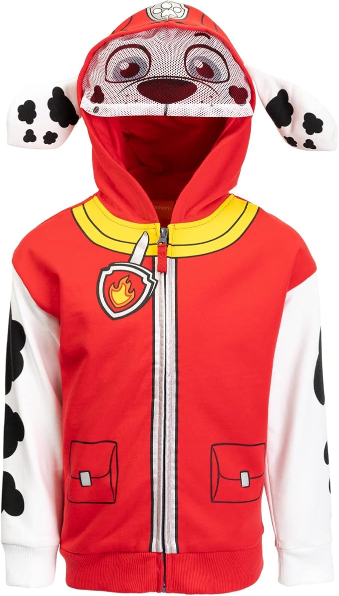 Paw Patrol Sudadera con capucha de forro polar con cremallera