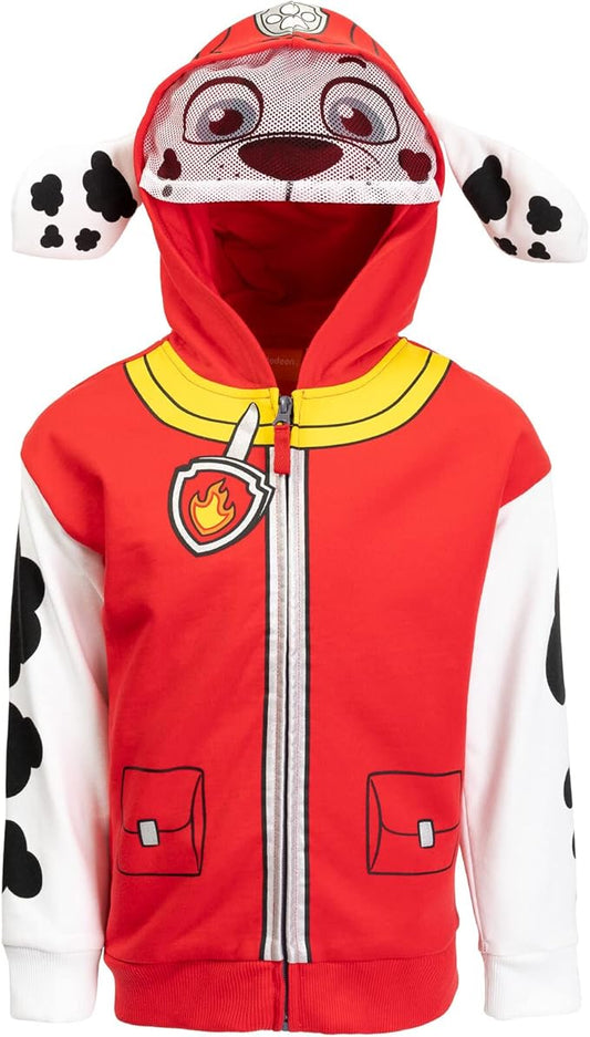 Paw Patrol Sudadera con capucha de forro polar con cremallera