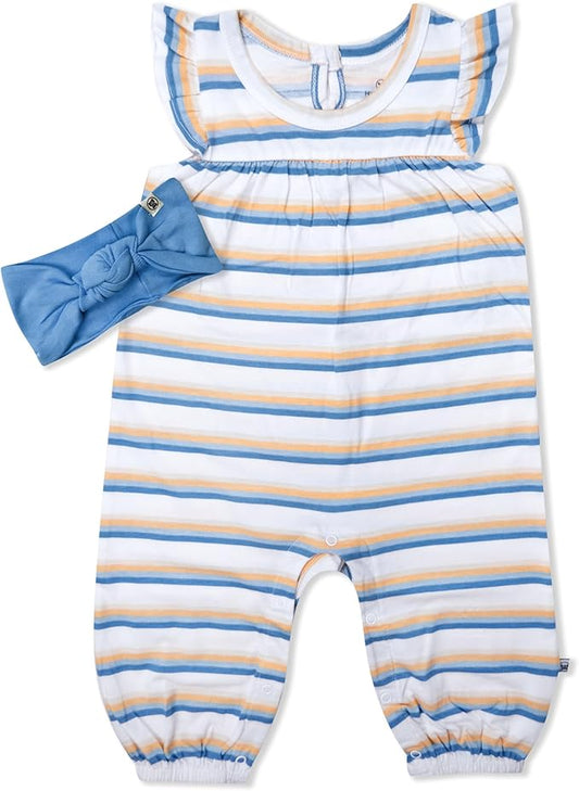 HonestBaby Conjunto de mameluco y diadema
