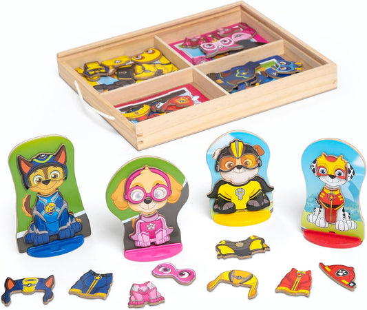 Melissa & Doug Juego magnético de madera de Paw Patrol