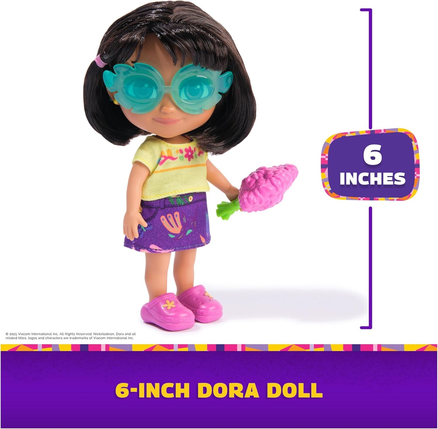 Dora, Dress Up Adventure Dora, muñeca de 6 pulgadas