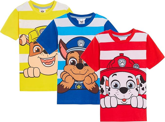 Paw Patrol Paquete de 3 camisetas