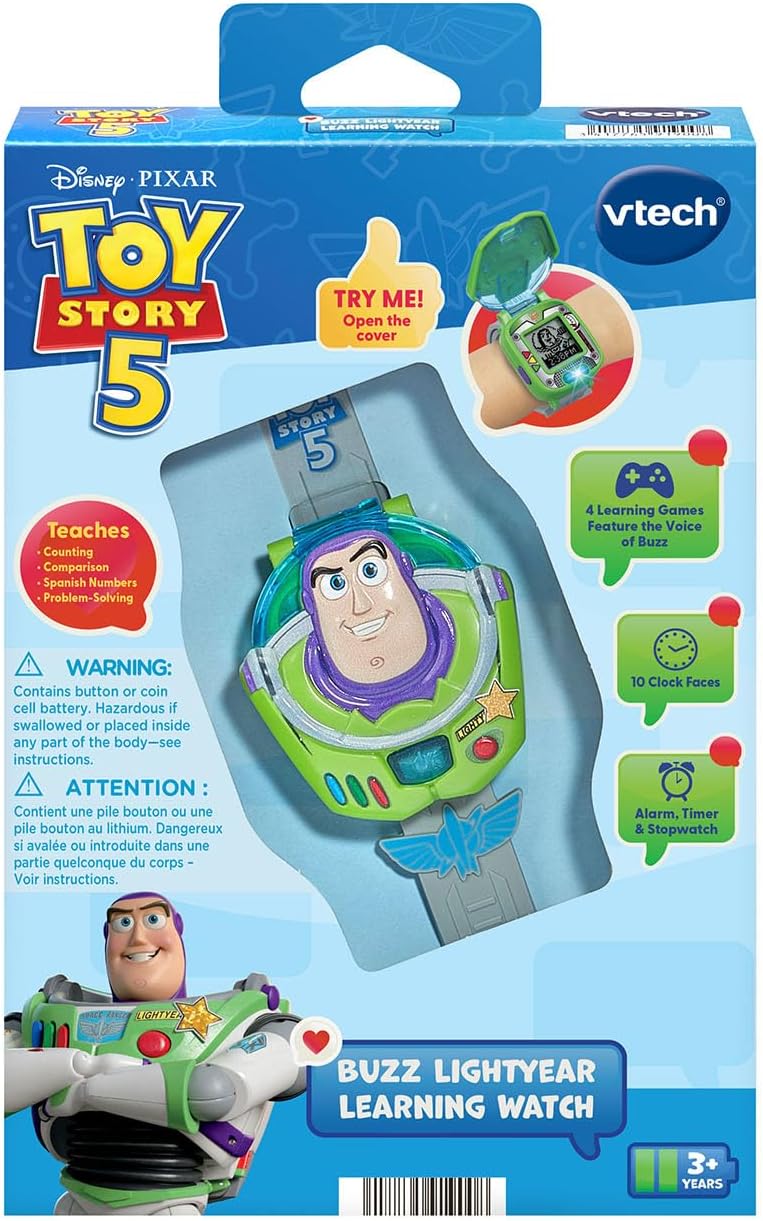 VTech Toy Story 5 Buzz Lightyear - Reloj de aprendizaje