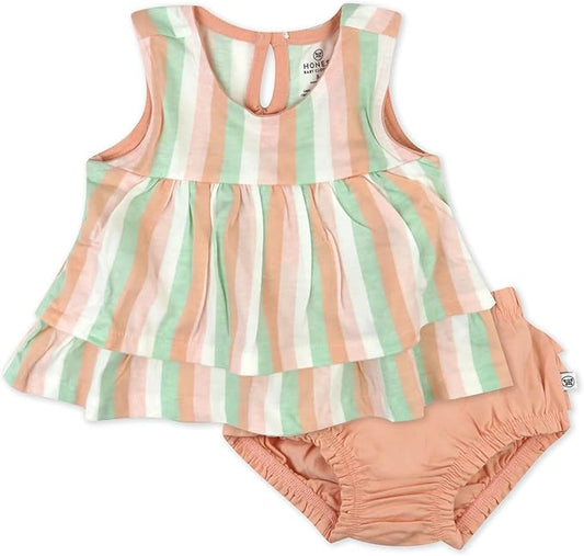 HonestBaby camiseta sin mangas con cubrepañal