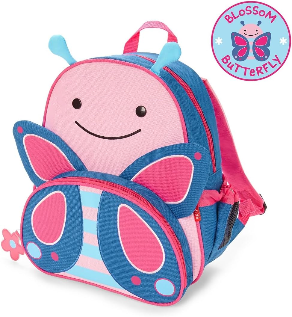 Skip Hop - Mochila para preescolar, colección Zoo Mariposa 12" Pulgadas 