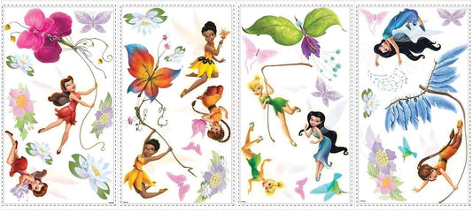 Disney Fairies Calcomanías de pared para despegar y pegar