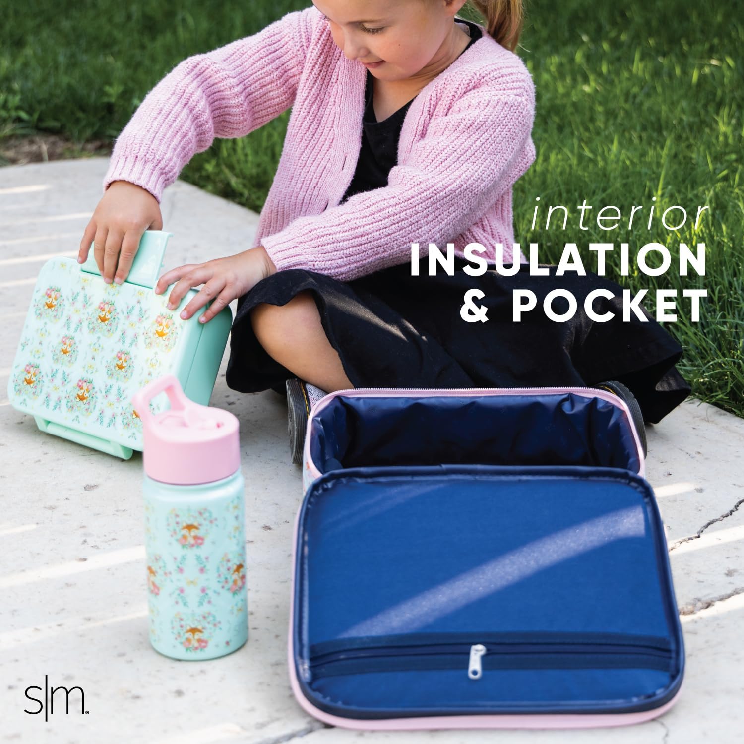 Simple Modern Lonchera infantil Sistema Solar 