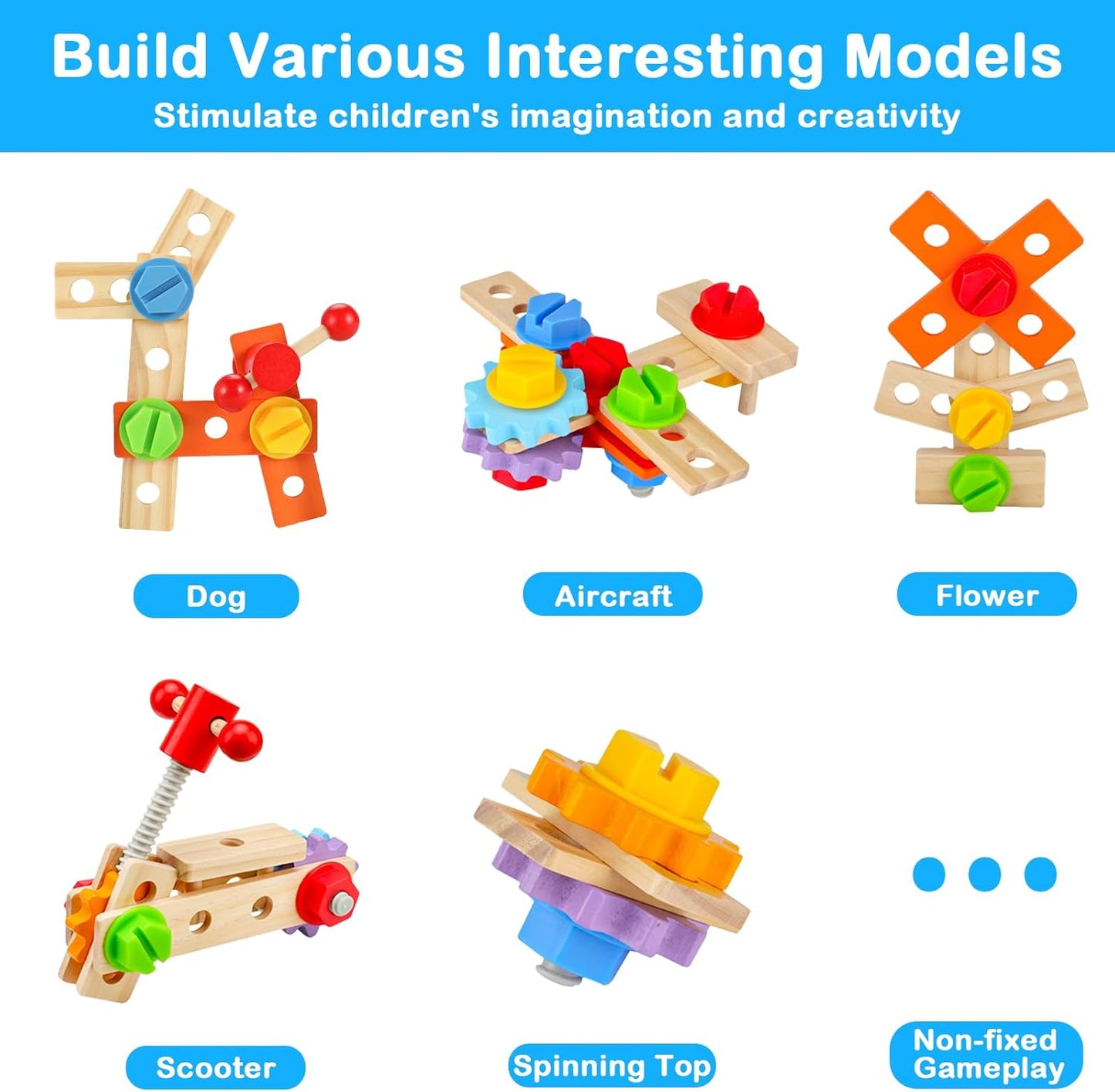 Juego de herramientas Montessori 