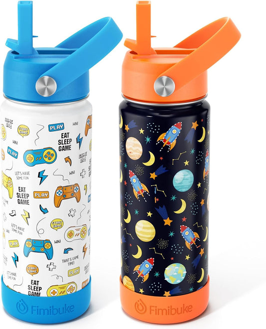 Pack Fimibuke 2 Botella de agua, acero inoxidable 18onz