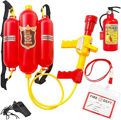 Accesorios de bombero juego de rol