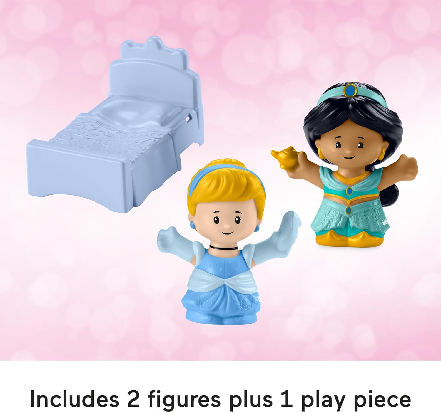 Fisher-Price Little People Disney 100 Princess Castillo mágico con música, luces y bailarín