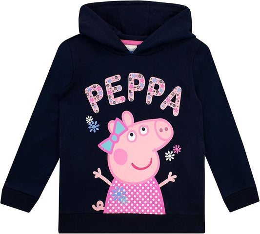 Peppa Pig Sudadera con capucha Peppa para niña