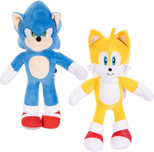 Sonic The Hedgehog Figuras de peluche de 9 pulgadas