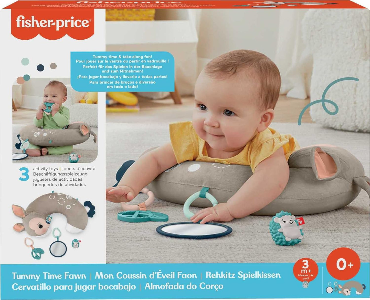 Fisher-Price Juguete para bebé boca abajo