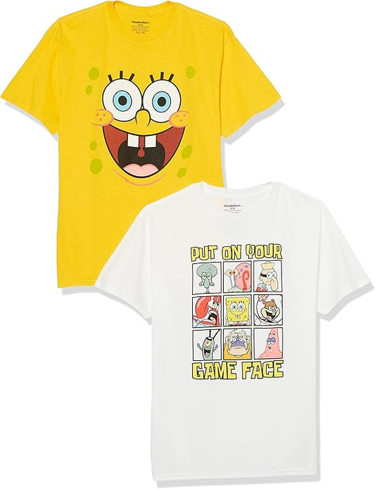 Paquete de 2 camisetas Bob esponja