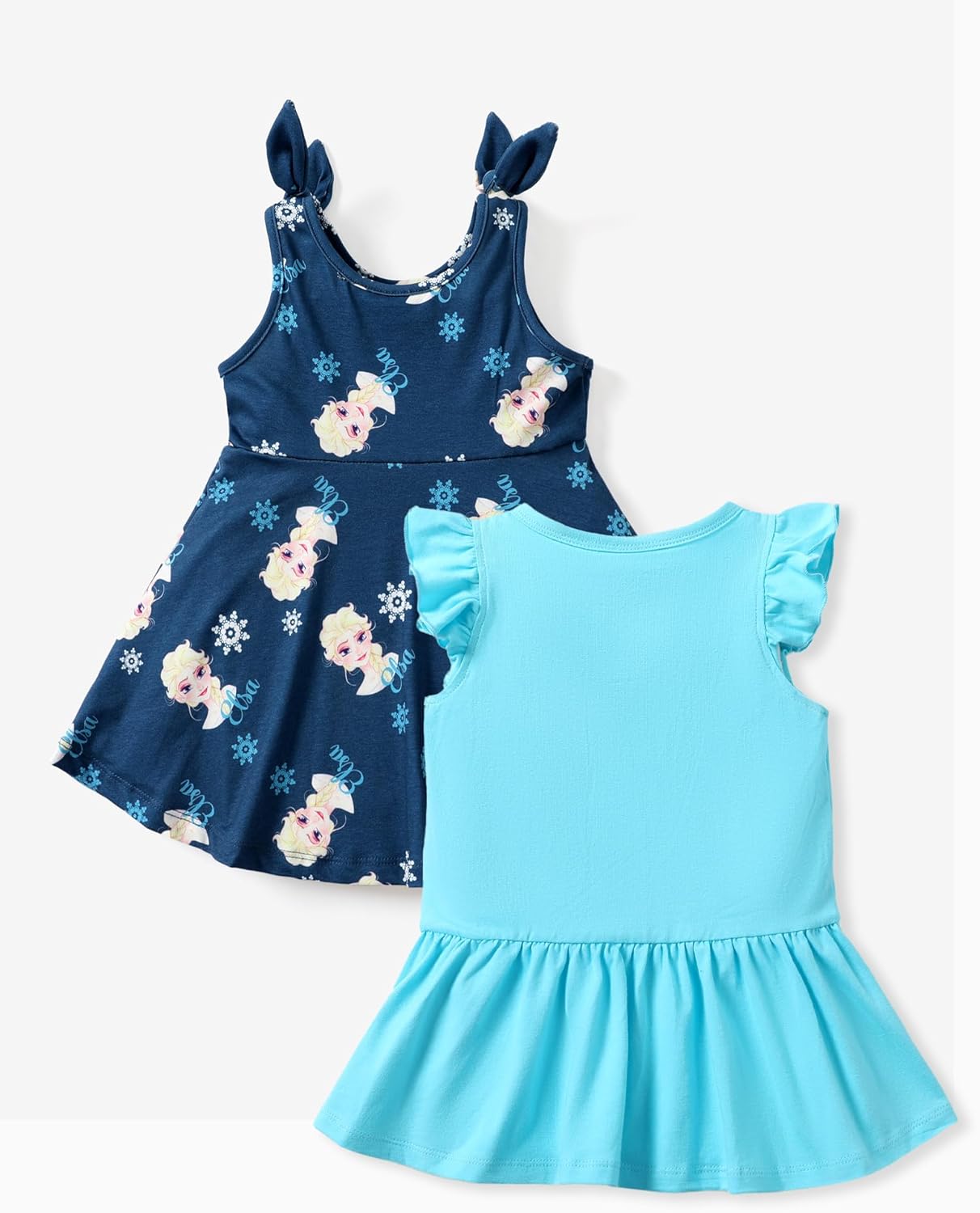 Disney Frozen - Vestido para niñas pequeñas, 2 piezas