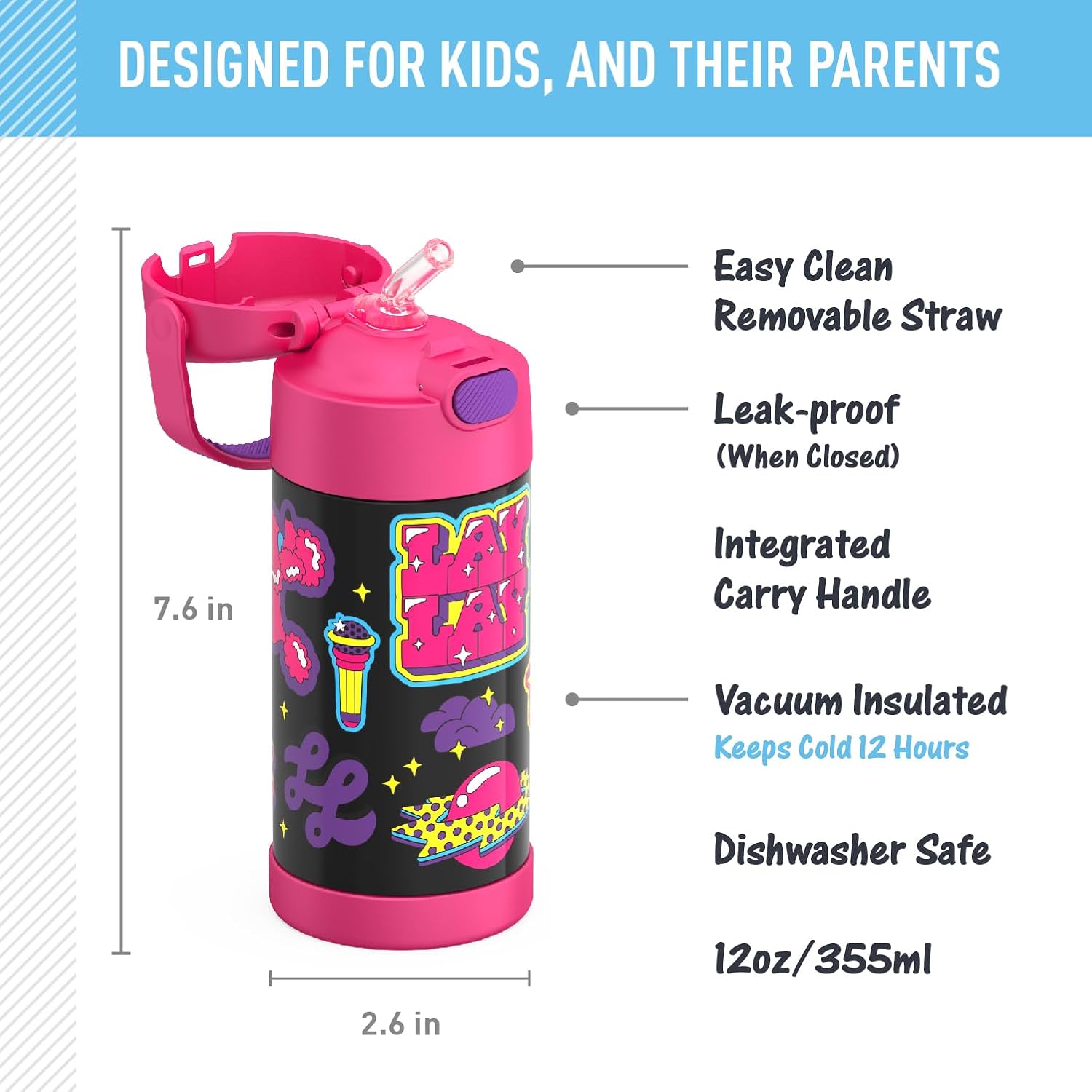 THERMOS FUNTAINER - Botella de agua de acero inoxidable That Girl Lay Lay