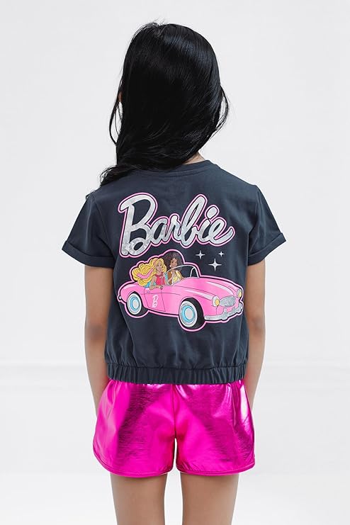 Barbie Conjunto de camiseta corta y pantalones cortos
