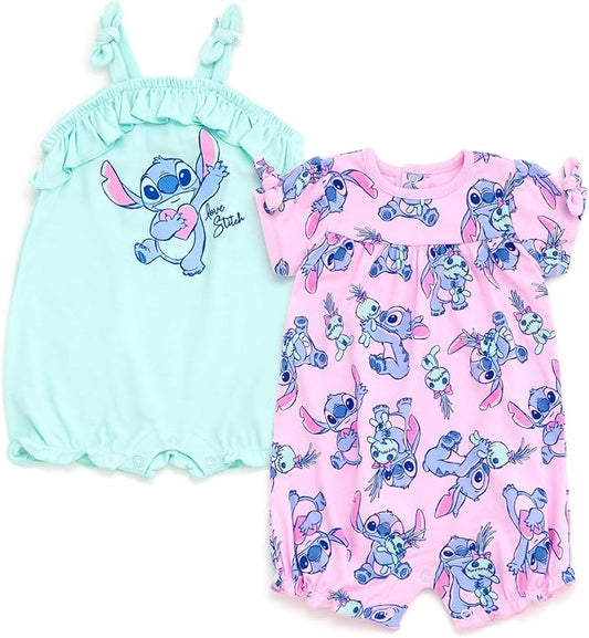 Disney Stitch - Paquete de 2 mamelucos