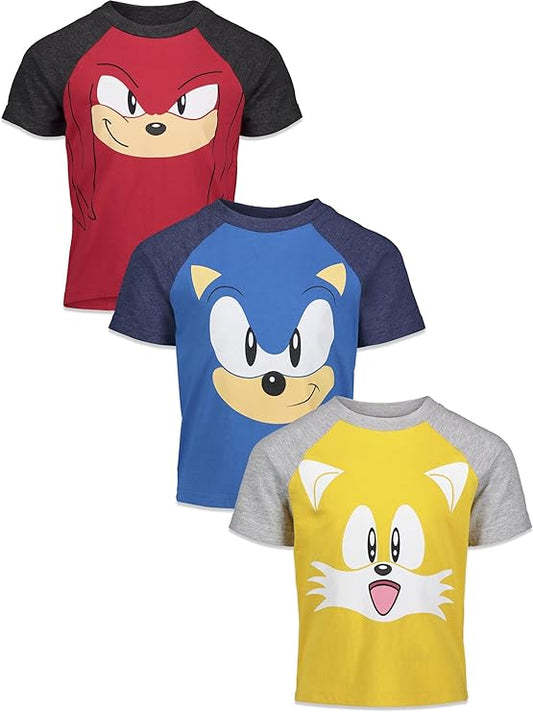 Pack 3 Camisetas, Sonic