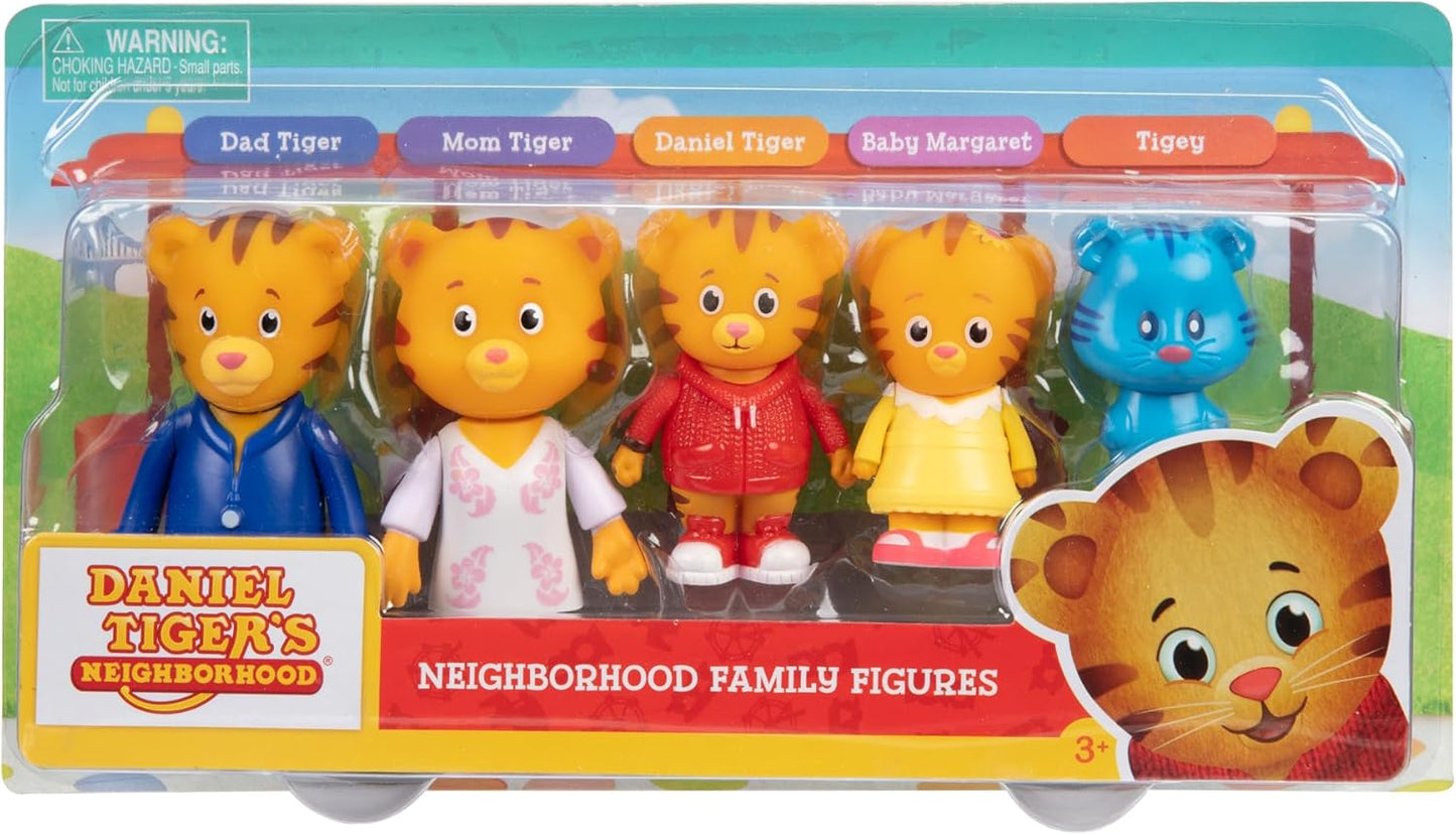 Daniel Tiger's Neighborhood Figuras familiares (paquete de 5)