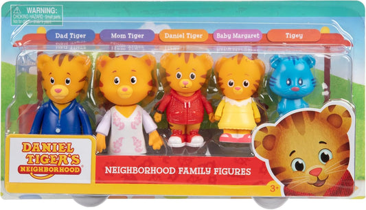 Daniel Tiger's Neighborhood Figuras familiares (paquete de 5)
