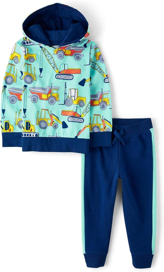 The Children's Place Conjunto de sudadera y pantalón deportivo