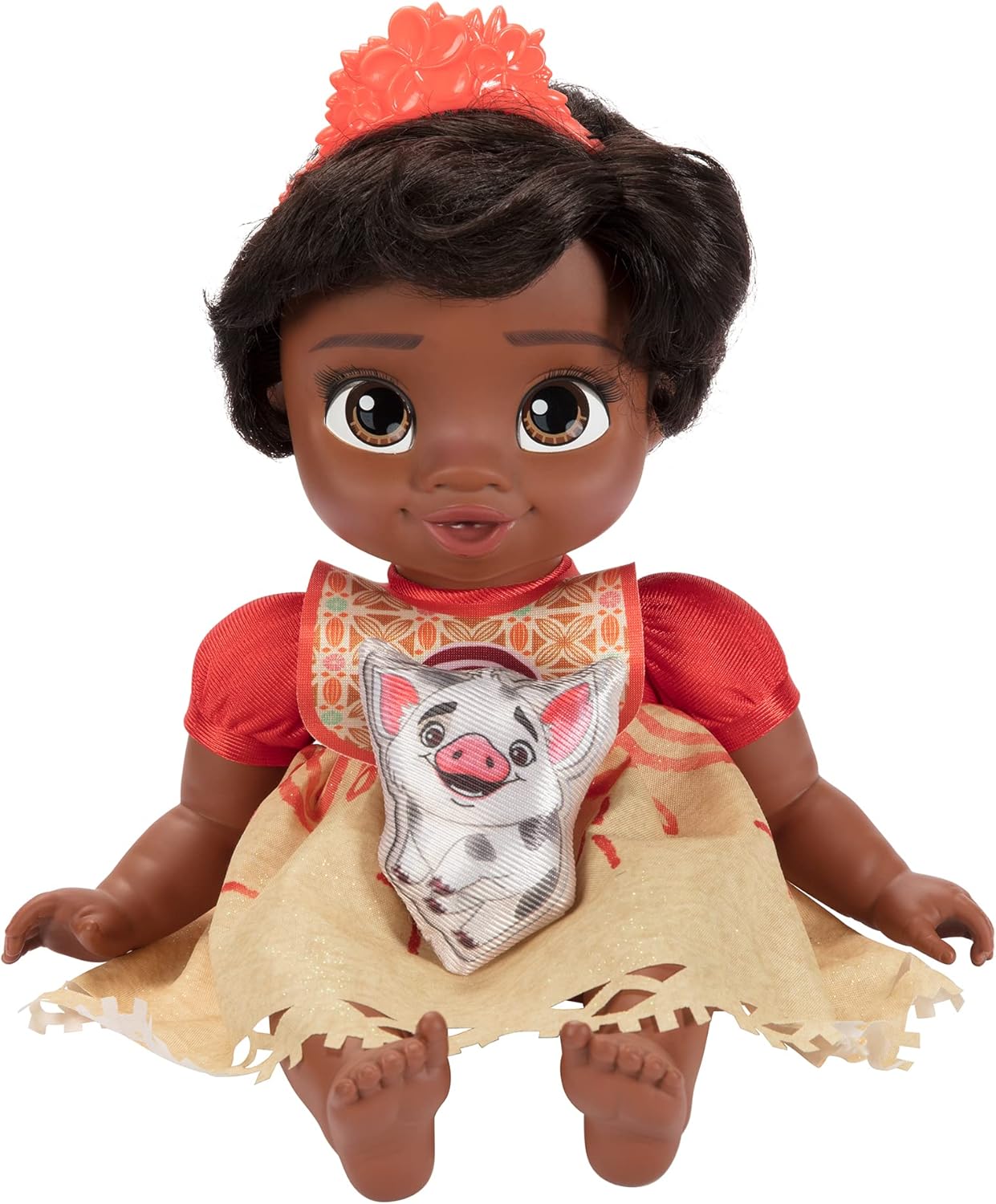 Disney - Muñeca de la princesa Baby Moana Baby de lujo con tiara