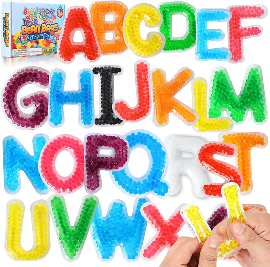 Alphabet Letters Sensory Toys: ABC Learning Educational Montessori Toys, Fidgets Sensory Toys for Classroom Calm down Corner Autistic Anxiety Relief