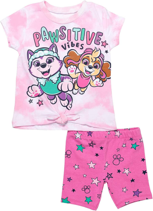 Paw Patrol Skye Everest - Conjunto de camiseta y pantalones cortos