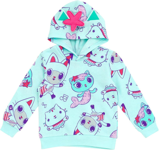 GABBY'S DOLLHOUSE Pandy Paws Cakey Cat MerCat - Sudadera