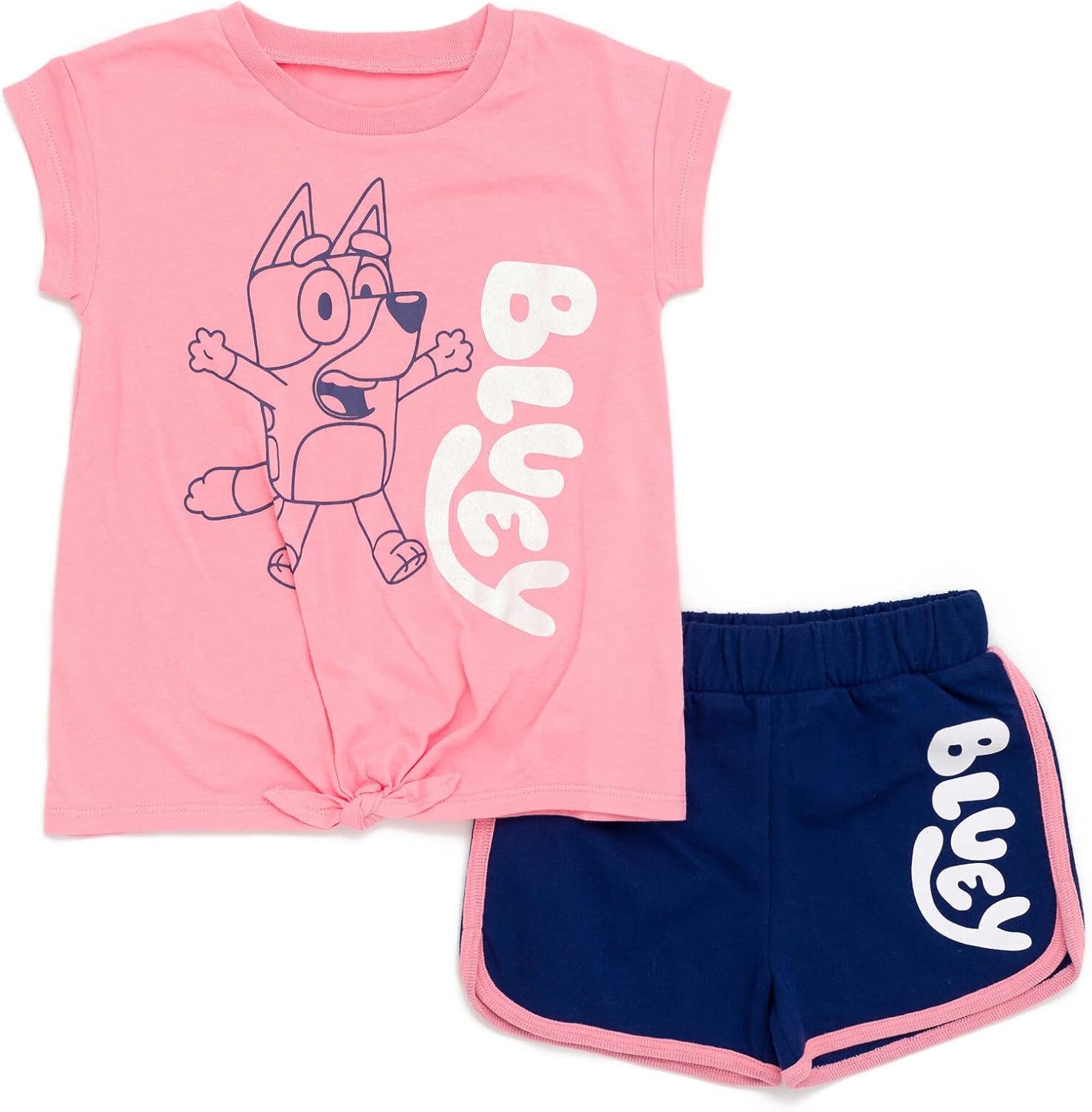 Bluey Conjunto de camiseta y pantalones cortos