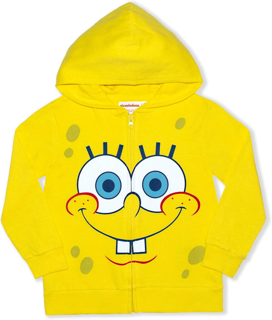 Bob Esponja Sudadera con capucha y cremallera